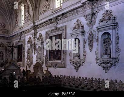 L'INTÉRIEUR. Emplacement : la Cartuja, Granada, Espagne. Banque D'Images