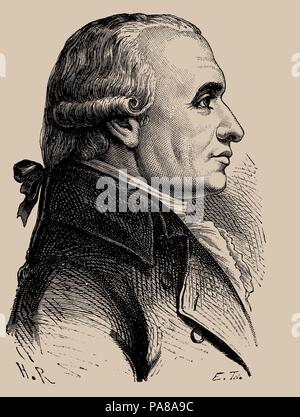 Gaspard Monge, Comte de Péluse (1746-1818). Musée : collection privée. Banque D'Images