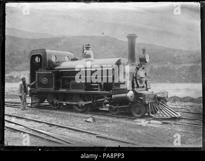 98 G Class locomotive à vapeur, NZR 55, 4-4-0T ATLIB 276467 Banque D'Images