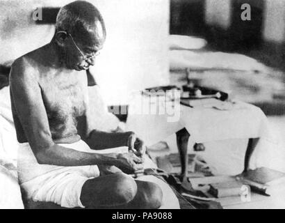 Gandhi 120 1942 spinning Banque D'Images