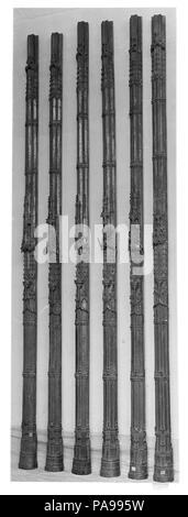 Pilastre. Culture : l'italien ou le français. Dimensions : 9 ft. 5 in. × 4 1/2 in. × 5 1/2 in. (287 × 11,4 × 14 cm). Date : le 16ème siècle. Musée : Metropolitan Museum of Art, New York, USA. Banque D'Images