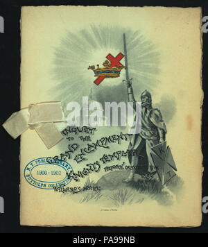 183 AU BANQUET GRAND ENCAMPMENT (détenues par les templiers) (at) "WILLARDS', WASHINGTON, D.C." (Hotel) (NYPL Hadès-269795-474445) Banque D'Images