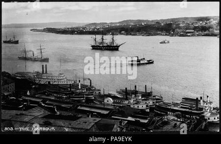 210 Quartier Vieux-Quebec-Basse-Ville - Port de Québec BAnQ P560S1P303 Banque D'Images