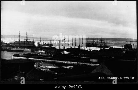 210 Quartier Vieux-Quebec-Basse-Ville - Port de Québec BAnQ P560S1P451-2 Banque D'Images