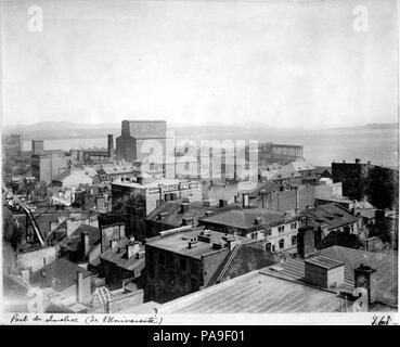 210 Quartier Vieux-Quebec-Basse-Ville - Port de Québec BAnQ P560S1P961 Banque D'Images