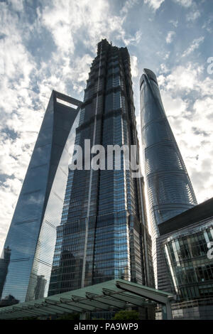 Centre mondial des finances de Shanghai, Shanghai skyline city scape, Shanghai luajiazui finances et d'affaires de la zone commerciale de la Chine, Shanghai skyline Banque D'Images