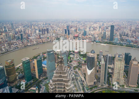 Centre mondial des finances de Shanghai, Shanghai skyline city scape, Shanghai luajiazui finances et d'affaires de la zone commerciale de la Chine, Shanghai skyline Banque D'Images