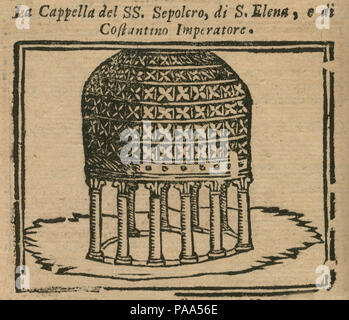 151 La Capella di SS Sepolcro, di SElena e di Costantino Imperatore - Bianco Noe - 1600 Banque D'Images