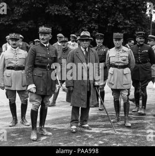 170 Maxime Weygand, Joseph Paul-Boncour, Maurice Gamelin, 1932 Banque D'Images