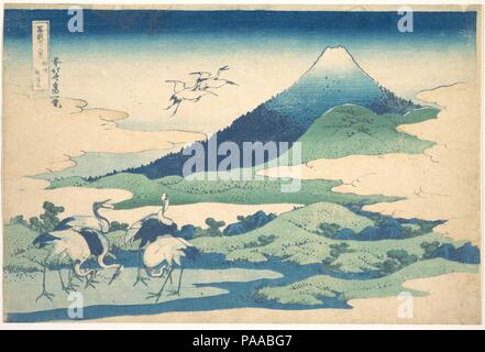 Umezawa Manor dans la province de Sagami (Umezawa Soshu zai), de la série trente-six vues du Mont Fuji Fugaku sanjurokkei (). Artiste : Katsushika Hokusai (Japonais, Tokyo (EDO) 1760-1849 Tokyo (EDO)). Culture : le Japon. Dimensions : 10 1/8 x 15 Oban dans. (25,7 x 38,1 cm). Date : ca. 1830-1832. Musée : Metropolitan Museum of Art, New York, USA. Banque D'Images