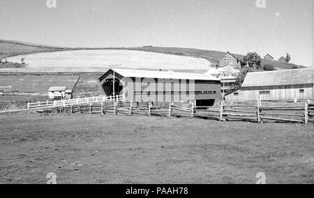 202 Pont sur la petite rivière-au-Renard - 1943 Banque D'Images