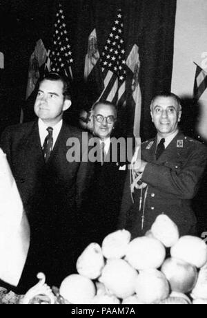 216 Richard Nixon du Shah à Téhéran le 13 décembre 1953 Palais Banque D'Images