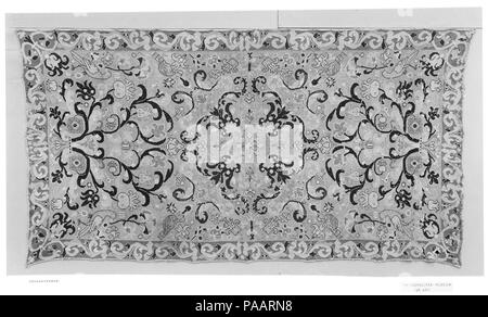 Tapis. Culture : le portugais. Dimensions : H. 193 x 102 x 490,2 cm, 259,1 cm. Date : le 16ème siècle. Musée : Metropolitan Museum of Art, New York, USA. Banque D'Images