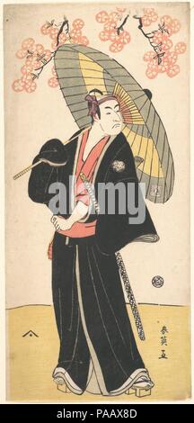Monosuke Ichikawa II. Artiste : Katsukawa Shun'ei (japonais, 1762-1819). Culture : le Japon. Dimensions : 12 x 6 in. (30,5 x 15,2 cm). Date : ca. 1790. Musée : Metropolitan Museum of Art, New York, USA. Banque D'Images