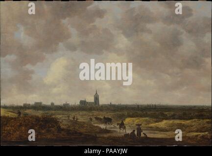 Une vue de La Haye à partir du nord-ouest. Artiste : Jan van Goyen Leyde 1596-1656 (en néerlandais, La Haye). Dimensions : 26 x 37 7/8 in. (66 x 96,2 cm). Date : 1647. Musée : Metropolitan Museum of Art, New York, USA. Banque D'Images