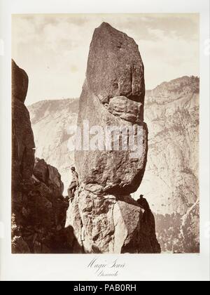 Tour de magie, Yosemite. Artiste : attribuée à Carleton E. Watkins (Américain, 1829-1916). Date : ca. 1872, imprimé ca. 1876. Musée : Metropolitan Museum of Art, New York, USA. Banque D'Images