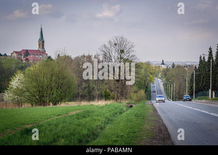 Église de la Sainte Trinité de l'Église évangélique de la Confession d'Augsbourg en église Skoczow Voïvodie de Silésie, ville de Pologne Banque D'Images