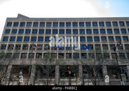 Le siège du FBI à Washington DC Banque D'Images