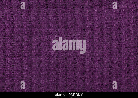 Gros plan texture tweed jacquard Violet Banque D'Images