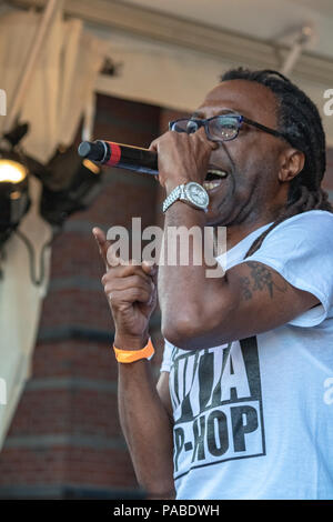 BUSY BEE HOSTING DMEI CONCERT À NJ CIP Juillet 19,2018 Banque D'Images