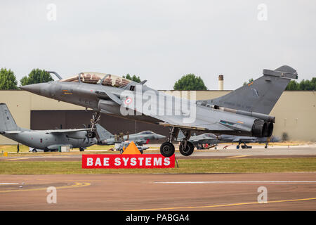 La Marine française Rafale M photo de la 2018 Royal International Air Tattoo à Fairford de la RAF dans le Gloucestershire. Banque D'Images