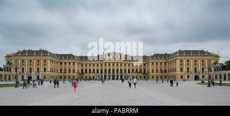 Palais de Schönbrunn (1695) Vienne Autriche Banque D'Images