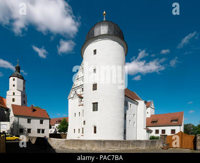 Château, Ringelnatzstadt Wurzen, Saxe, Allemagne Banque D'Images