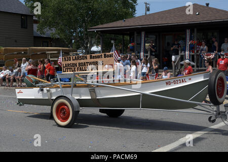 Défilé du 4 juillet à Ely dans le Minnesota Banque D'Images