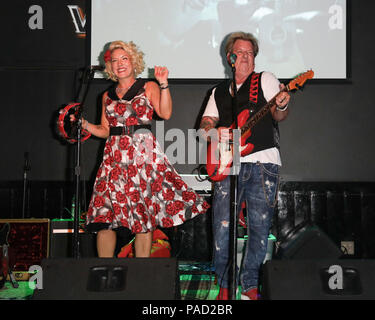 San Diego, Californie, USA. 21 juillet, 2018. L'exécution à la Chambre Swansons de blues au cours de week-end Comic-Con à San Diego, Californie. Credit : Sheri Determan/Alamy Live News Banque D'Images