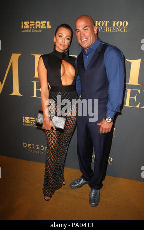 HOLLYWOOD, CA - 21 juillet : Kristin Ortiz, Tito Ortiz, à l'Adage Sex 100 Expérience à l'Hollywood Palladium à Hollywood, Californie le 21 juillet 2018. Credit : Faye Sadou/MediaPunch Banque D'Images