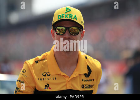 D'Hockenheim, Hockenheim, Allemagne. 22 juillet, 2018. German Grand Prix de Formule 1, Jour de la course ; Crédit : Nico Hülkenberg Plus Sport Action/Alamy Live News Banque D'Images