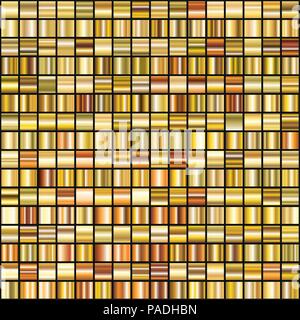 Vector set d'or brillant 256 abstract backgrounds gradient pour décoration design Illustration de Vecteur