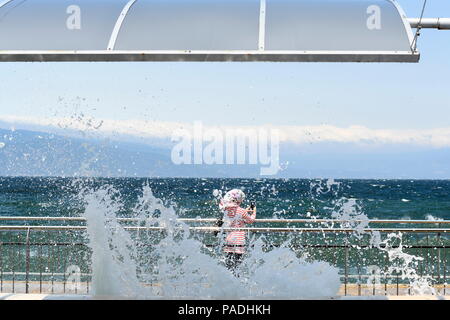 Mudanya, Turquie. Scène portuaire à Mudanya sur la mer de Marmara Banque D'Images