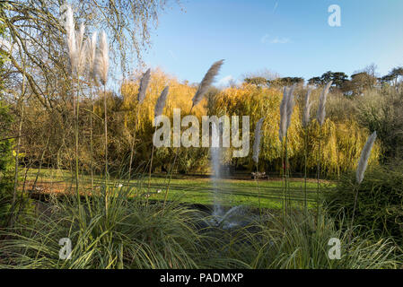 Raymill 'île', Maidenhead, Berkshire, UK, vue générale, ciel bleu, un jour ensoleillé de l'Île 'Raymill', Grande-Bretagne, © Peter SPURRIER, Banque D'Images