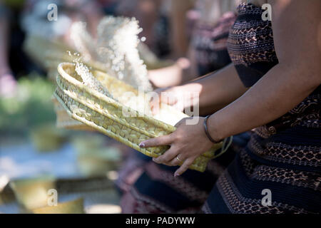 Danse Danse du riz et Padoa par personnes Savu Banque D'Images