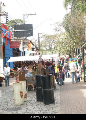 Foire d'Artisanat, Embu das Artes, São Paulo, Brésil Banque D'Images