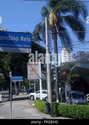 Ville, Vila Mariana, à Sao Paulo, Brésil Banque D'Images