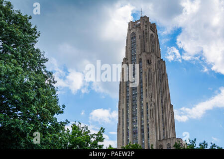 La Cathédrale de l'apprentissage à l'Université de Pittsburgh, Pittsburgh, Pennsylvanie Banque D'Images