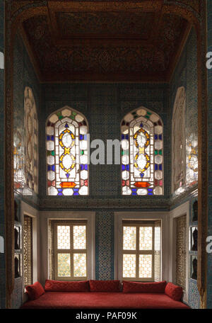 L'intérieur du pavillon dans le palais de Topkapi à Istanbul, ISTANBUL, TURQUIE - 1 mars, 2018 : Turquie Banque D'Images