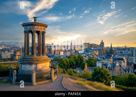 Paysage de Calton Hill, Édimbourg, Royaume-Uni Banque D'Images