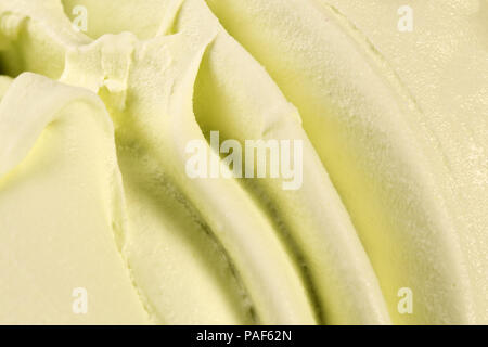 Crème glacée à la pistache. Banque D'Images
