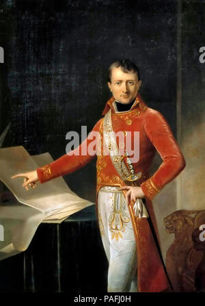 Napoléon Bonaparte, Premier Consul - Portrait de Napoléon Ier - attribué à Anne-Louis Girodet de Roussy-Trioson Banque D'Images