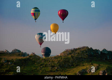 Polish championship course Baloons Banque D'Images