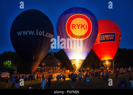 Polish championship course Baloons Banque D'Images