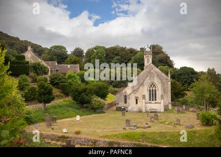 Église à Sheepscombe, village des Cotswolds, Gloucestershire, Angleterre Banque D'Images