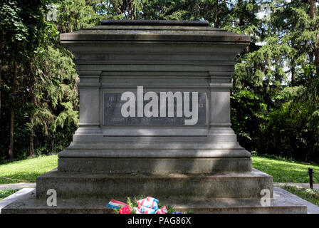 Tombe du Président Rutherford B Hayes et de la Première Dame Lucy Webb Hayes, Spiegel Grove, Fremont, Ohio Banque D'Images