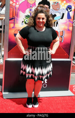 HOLLYWOOD, CA - le 22 juillet : actrice Marissa Jaret WInokur assiste à la Warner Bros Pictures' Première mondiale de 'Teen Titans Go ! Au cinéma' le 22 juillet 2018 au Théâtre chinois de Grauman à Hollywood, Californie. Photo de Barry King/Alamy Live News Banque D'Images