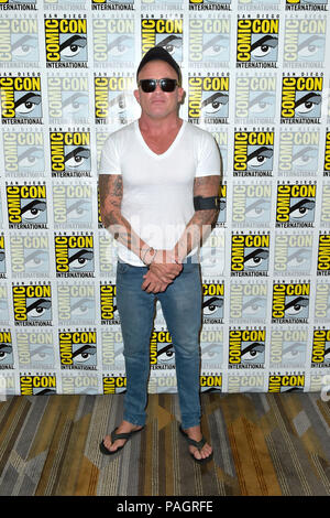 San Diego, USA. 21 juillet, 2018. Dominic Purcell au Photocall pour les CW série télé "légendes de demain' au San Diego Comic-Con 2018 International à l'hôtel Hilton Bayfront Hotel. San Diego, 21.07.2018 | Conditions de crédit dans le monde entier : dpa/Alamy Live News Banque D'Images