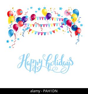 Décoration festive corner Illustration de Vecteur