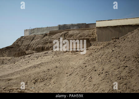 El Brujo site archéologique près de Trujillo, Pérou, Amérique du Sud Banque D'Images